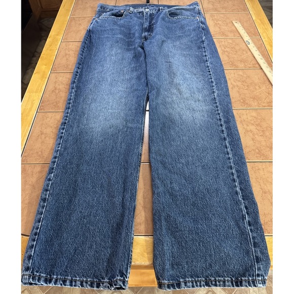 Levi's Other - Levi's 565 Jeans Mens Sz 36 x 34 Blue Relaxed Fit Straight Denim Dark Wash